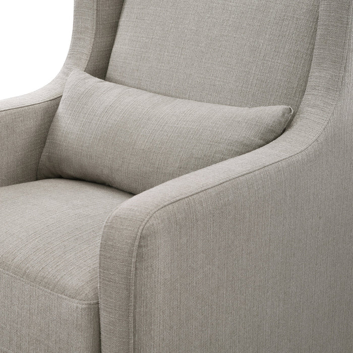 Adrian Swivel Glider with Storage Ottoman | Water Repellent & Stain Resistant Fabric