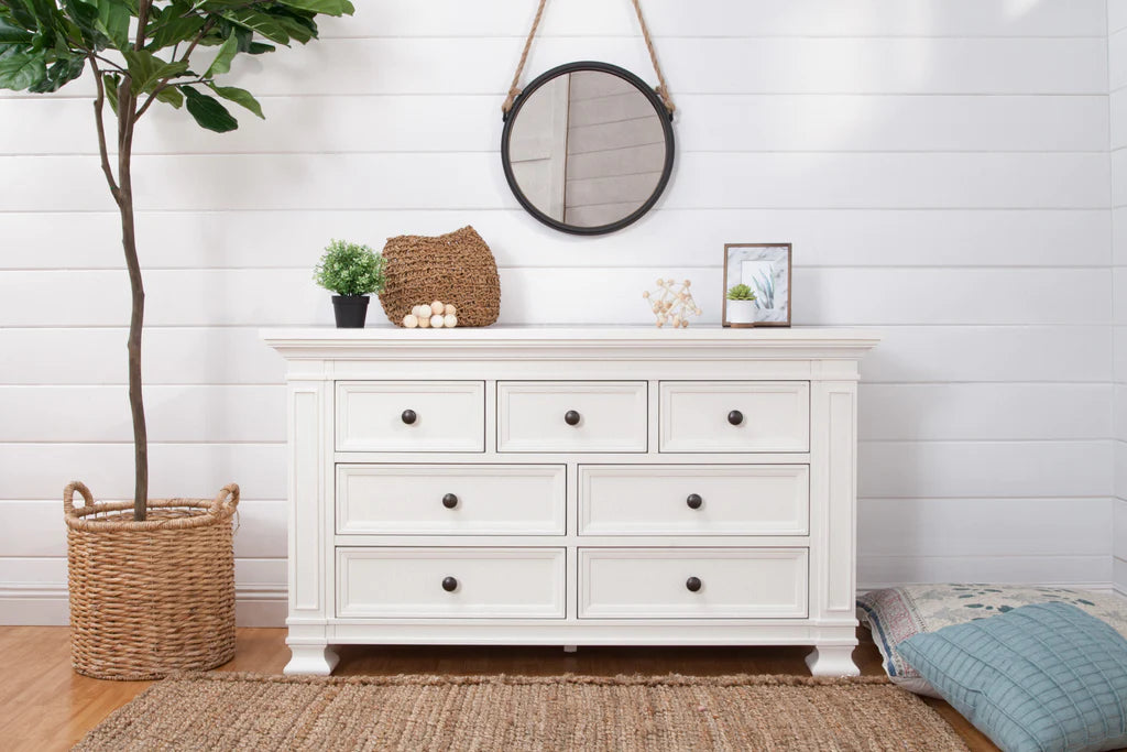 Classic 7-Drawer Double Wide Dresser