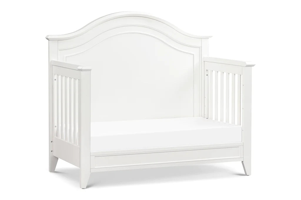 Beckett Rustic 4-in-1 Convertible Curve Top Crib