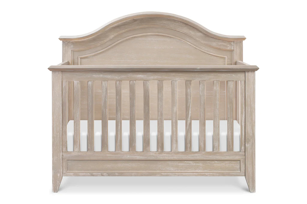 Beckett Rustic 4-in-1 Convertible Curve Top Crib