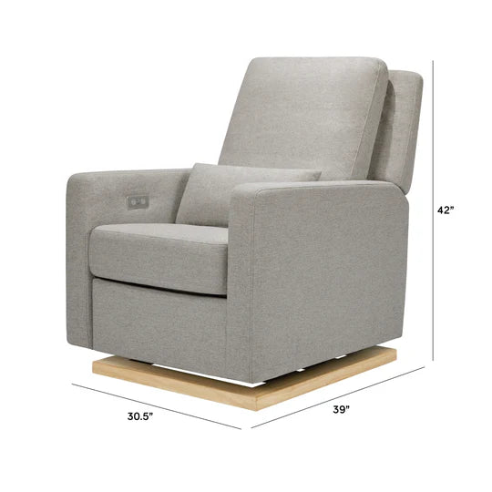 Sigi Electronic Recliner and Glider with Eco-Performance Fabric