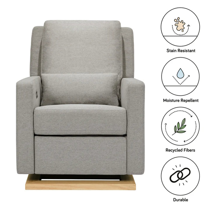 Sigi Electronic Recliner and Glider with Eco-Performance Fabric