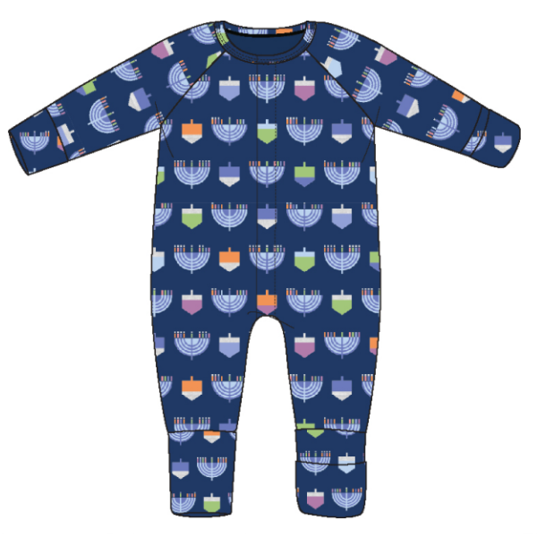 Spin Me Right Around Modal Magnetic Grow with Me Convertible Romper/Sleeper