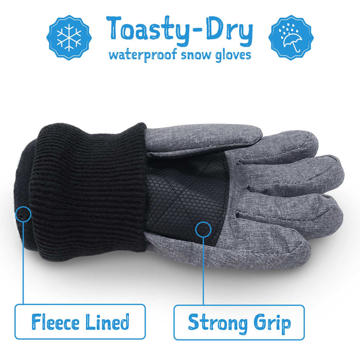 Neon Peaks Toasty-Dry Waterproof Snow Gloves