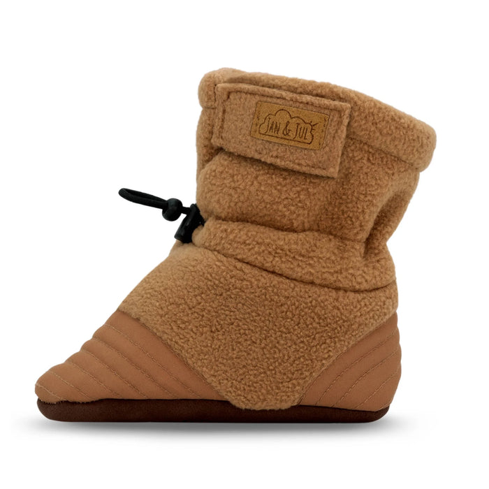 Brown Bear Stay Put Cozy Booties