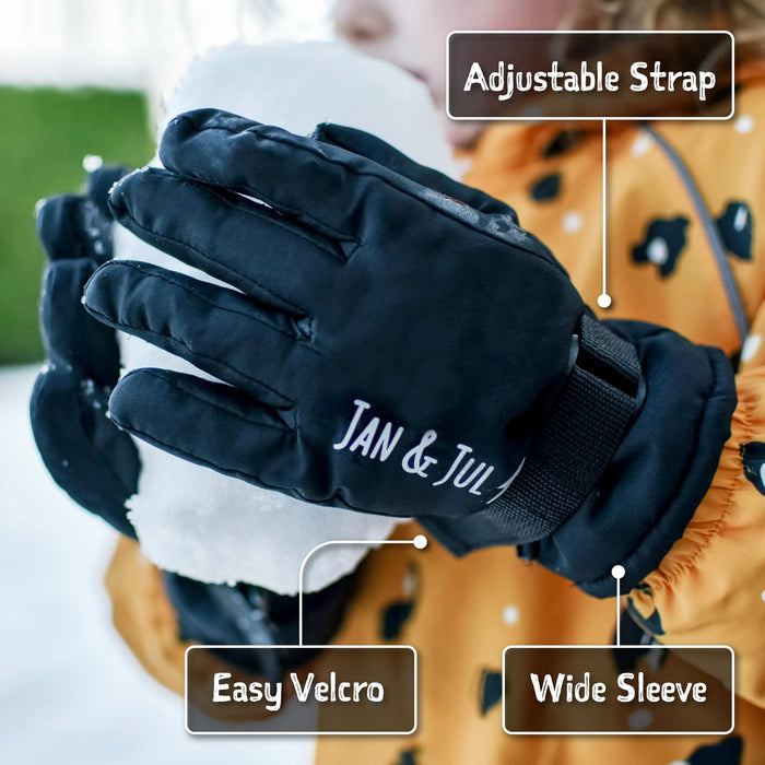 Heather Grey Toasty-Dry Waterproof Snow Gloves