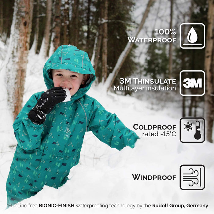 Neon Peaks Toasty-Dry Waterproof Snow Gloves