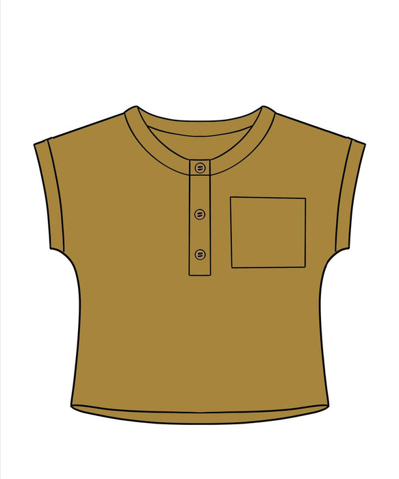 Bronze Muslin Tee