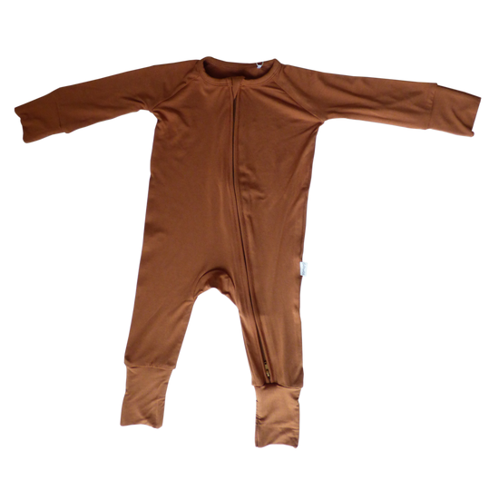 Camel Bamboo Convertible Romper/Sleeper