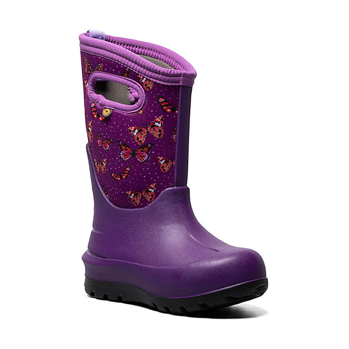 Neo-Classic Violet Butterflies Kids' Winter Boots | BOGS