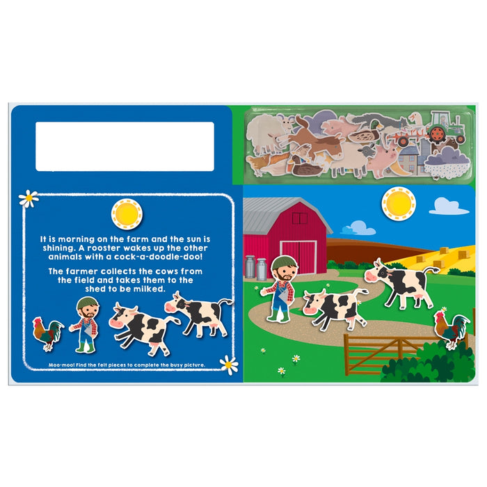 Play Felt Farm Animals Board Book