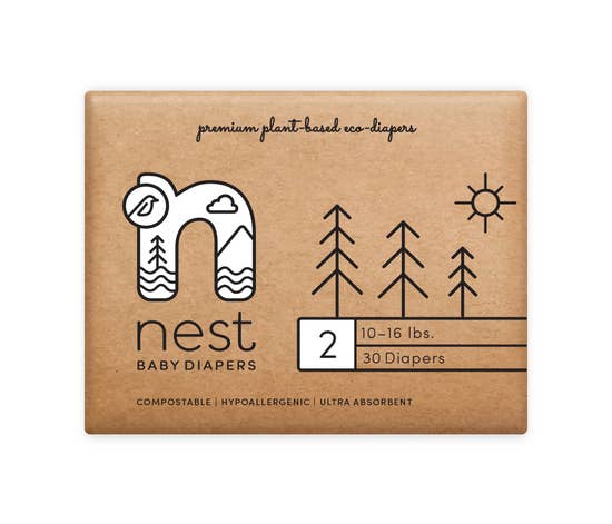 Nest Plant Based Disposable Diapers