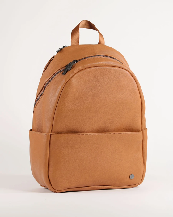 Cognac Skyline Backpack Diaper Bag | Little Unicorn