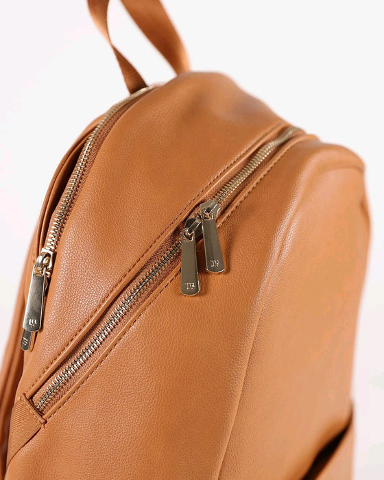 Cognac Skyline Backpack Diaper Bag | Little Unicorn