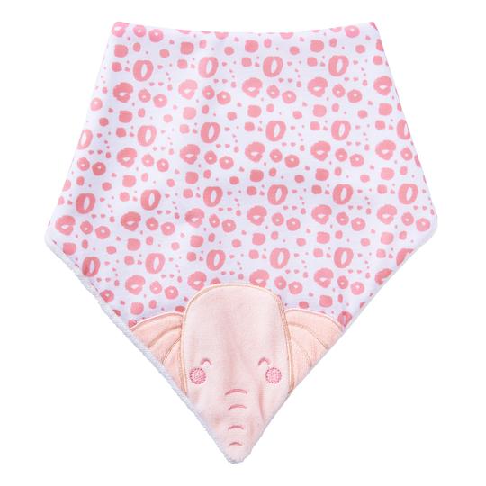 Pink Elephant Animal Bib | Saro