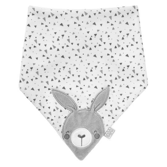 Gray Alpaca Animal Bib | Saro