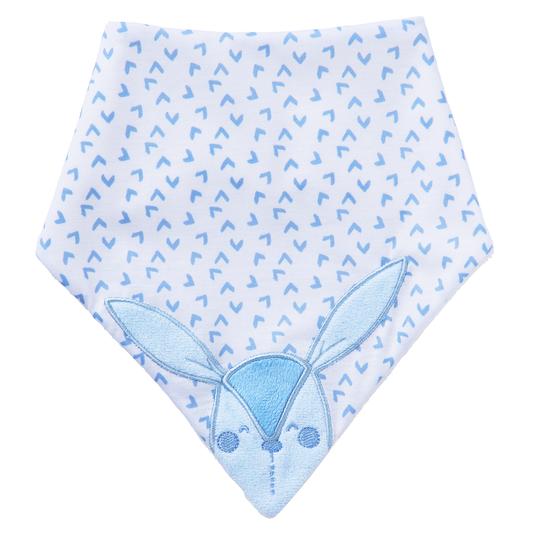 Blue Rabbit Animal Bib | Saro