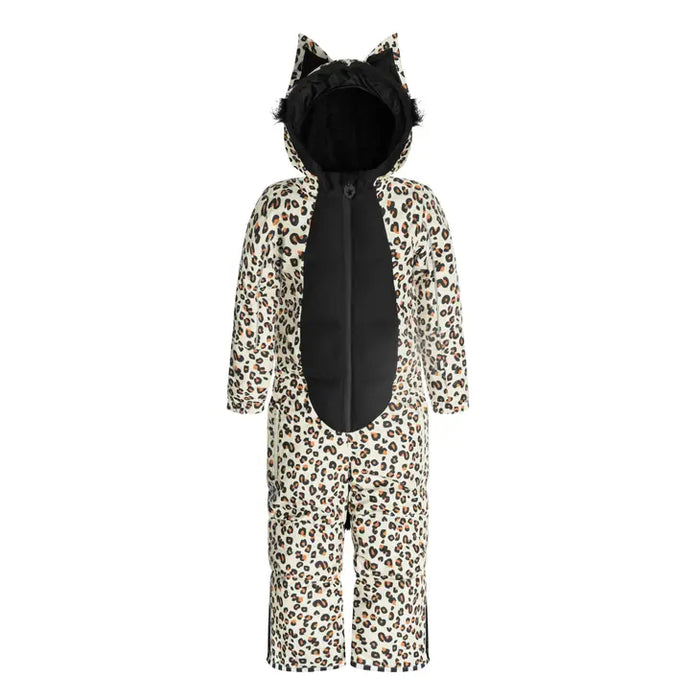 CHEETADO Black Leopard Snowsuit