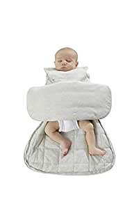 Heather Grey Newborn gunaPod Swaddle Sack - 2.6 TOG | Gunamuna