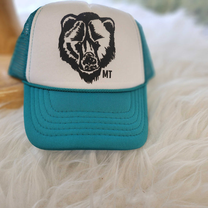 MT Grizzly Bear Trucker Hat: Baby Size