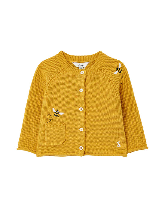 Yellow Bee Betsie Cardigan | Joules