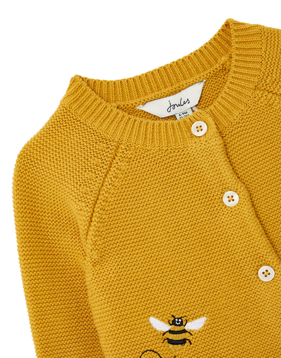 Yellow Bee Betsie Cardigan | Joules