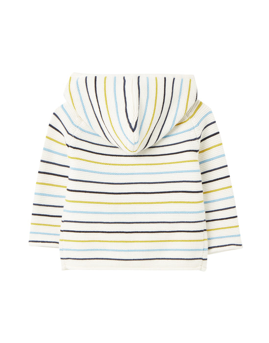 Blue Multi Stripe Conway Zip Sweater | Joules