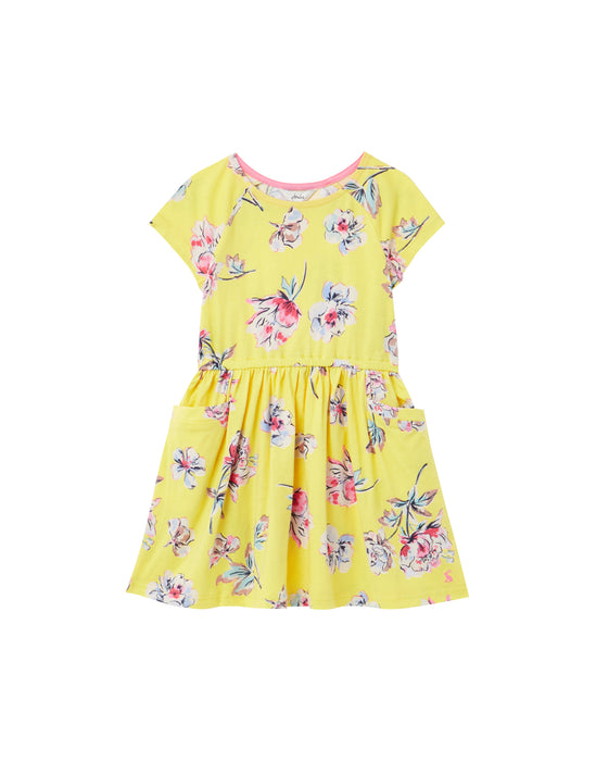 Yellow Floral Jude Dress | Joules