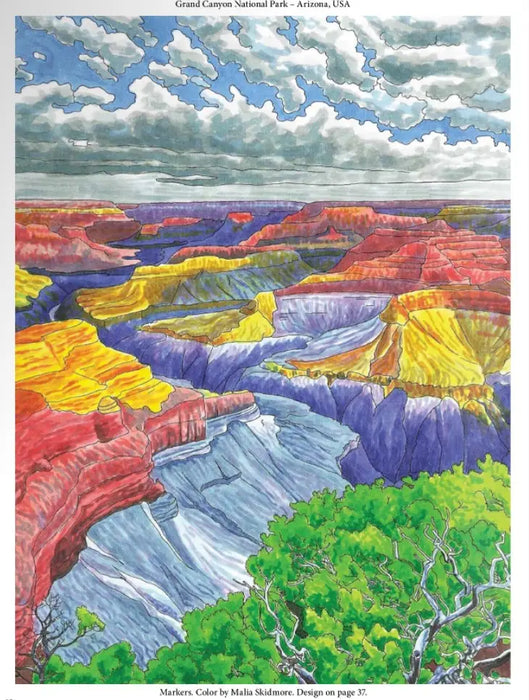 National Parks Coloring Books