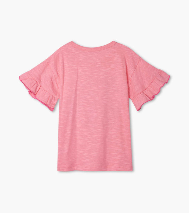 Tropical Mermaid Flutter Sleeve Tee | Hatley