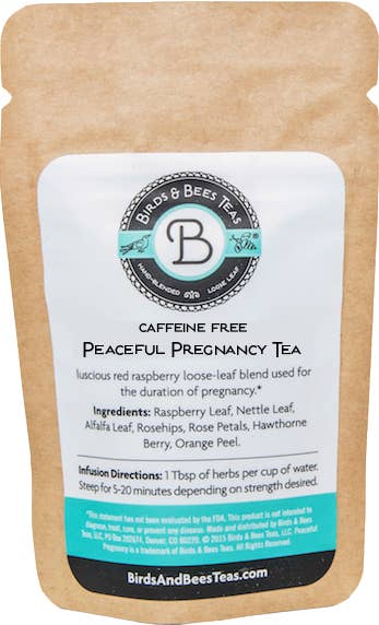 Peaceful Pregnancy Tea | Birds & Bees Teas