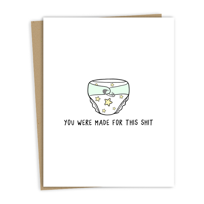 Made For This Poop' Card | Rockdoodles