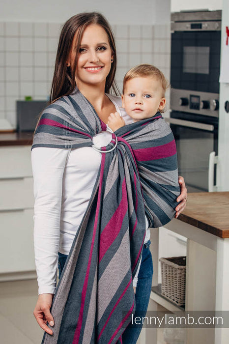 Smoky Fuschia Ring Sling | Lenny Lamb