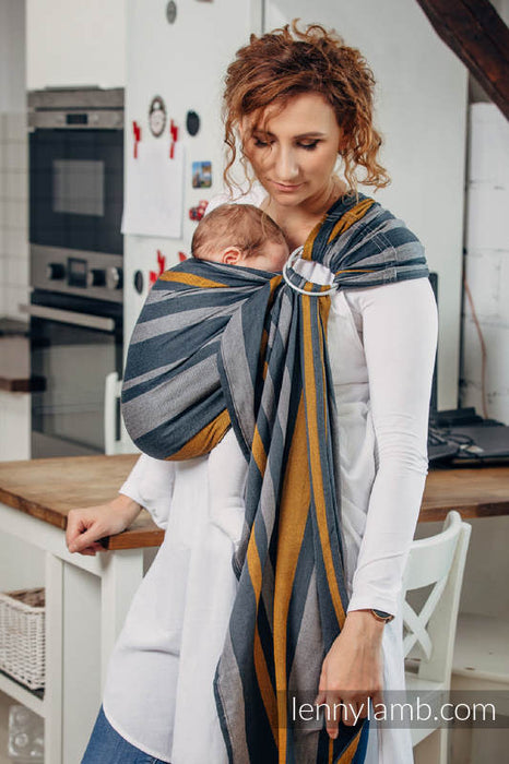 Smoky Honey Gathered Shoulder Ring Sling