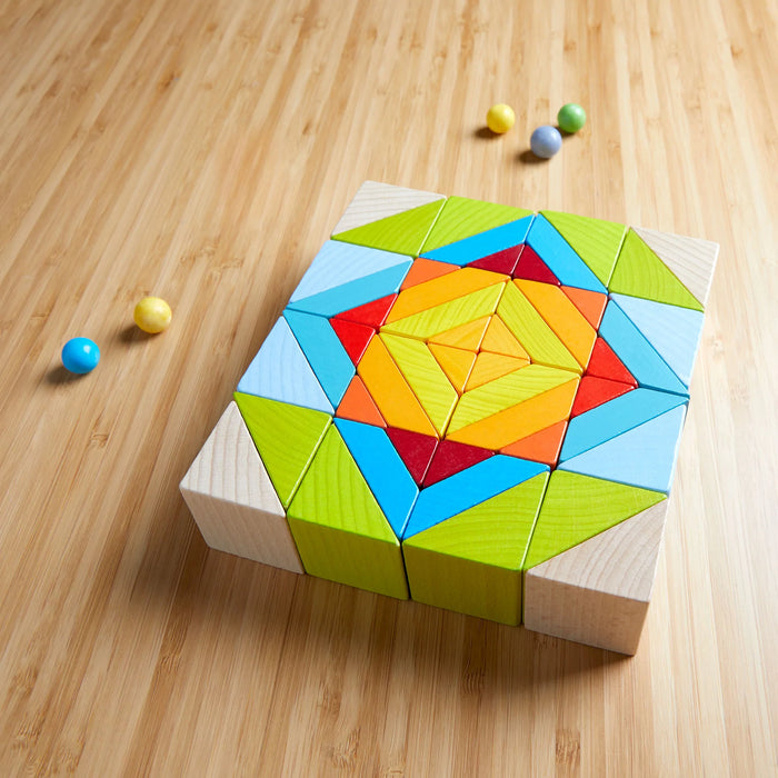 3D Puzzle Cube Mosaic Wooden Blocks