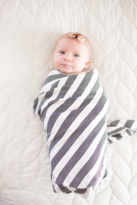 Tribe Large Premium Knit Swaddle Blanket | Copper Pearl