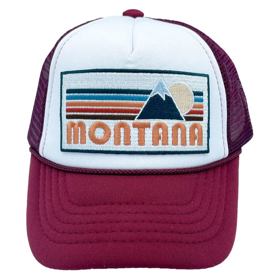 Maroon 'Montana' Trucker Hat