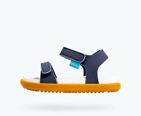 Regatta Blue and Toffee Brown Charley Sandals | Native