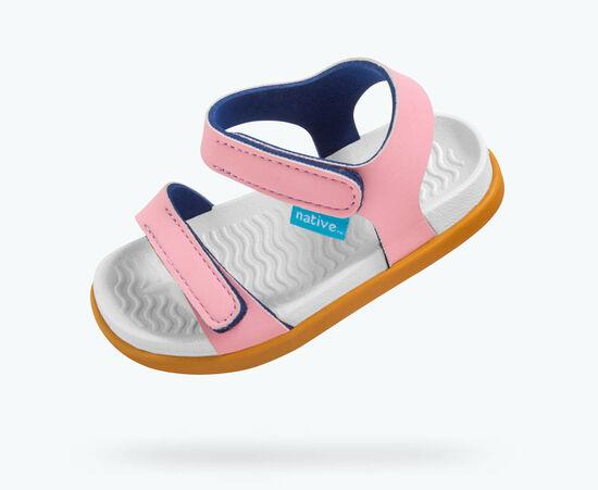 Princess Pink and Toffee Brown Charley Sandals | Native