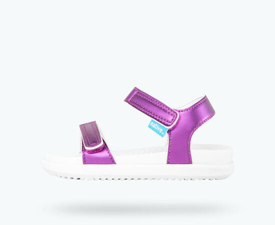 Lavendar Metalic Charley Sandals | Native