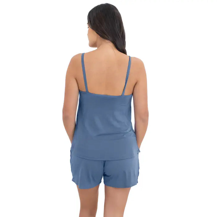 Slate Blue Bamboo Lounge Maternity & Nursing Tank Top