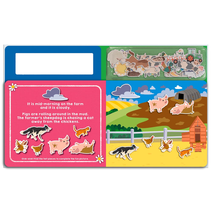 Play Felt Farm Animals Board Book