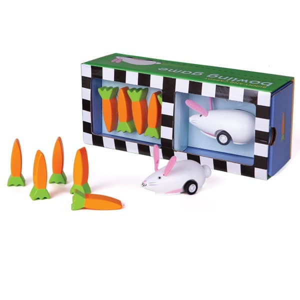 Rabbit And Carrot Bowling Toy | Jack Rabbit Creations