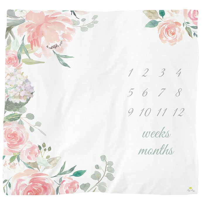 Floral Milestone Blanket