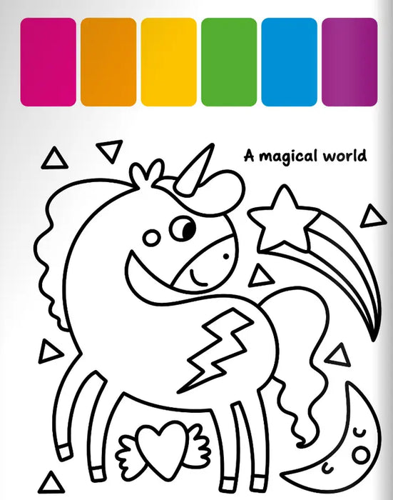 My First Painting Book: Magical Unicorns