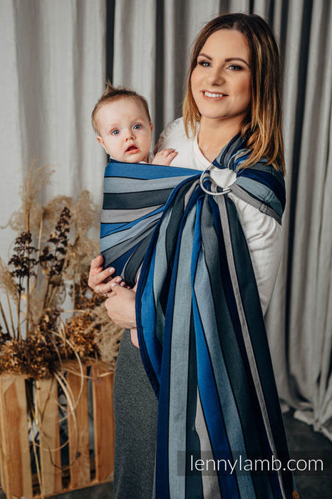 Waterfall Gathered Shoulder Ring Sling | Broken Twill Weave 100% Cotton