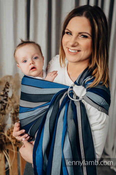 Waterfall Gathered Shoulder Ring Sling | Broken Twill Weave 100% Cotton