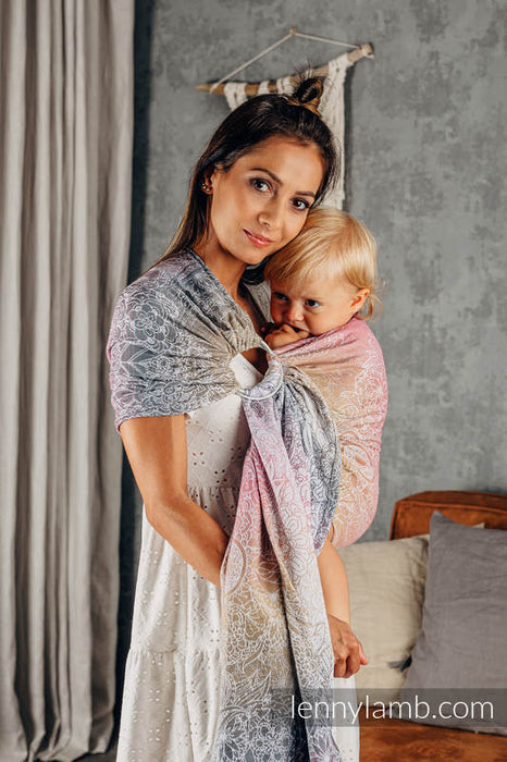 Wild Wine - Vineyard Gathered Shoulder Ring Sling | Jacquard Weave 100% Cotton | 1.8 Meters