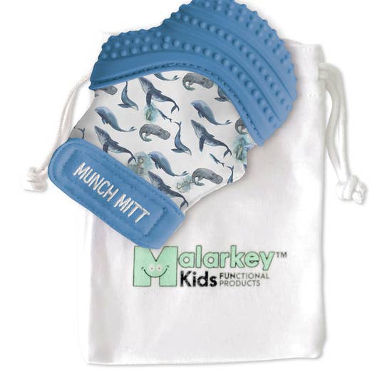 Whales Munch Mitt | Malarkey Kids