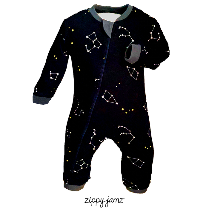 Navy Galaxy Love Bodysuit | ZippyJamz